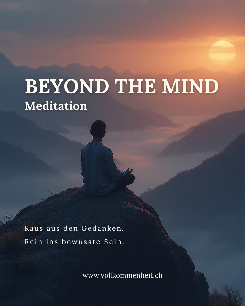 Bei BEYOND THE MIND tauchst du Schritt für Schritt ein in Ruhe, Klarheit und neu
