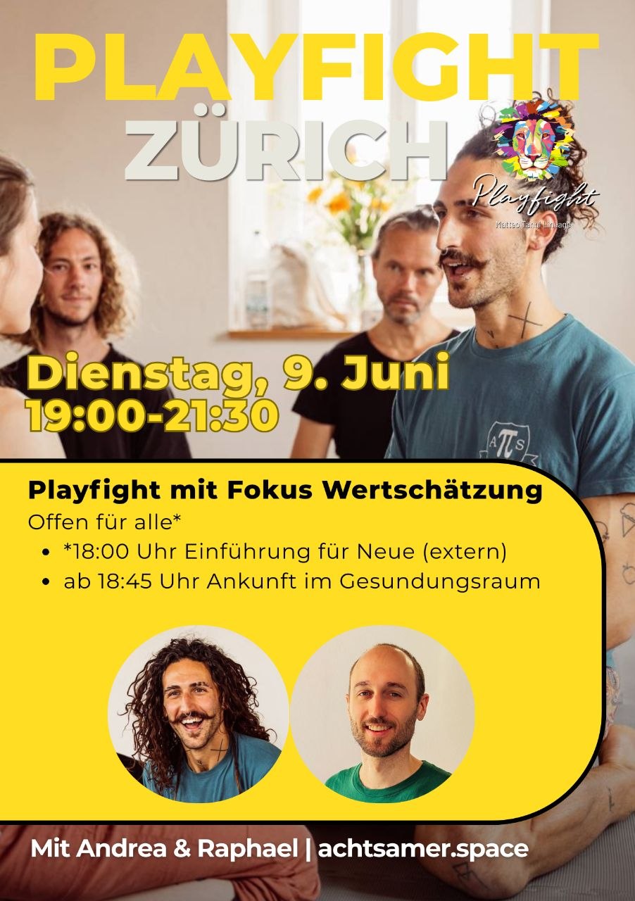 Liebe Playfightende & Interessierte,