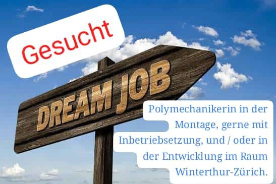 Ich suche nach Kündigung aus wirtschaftlichen Gründen einen neuen Job als Polyme