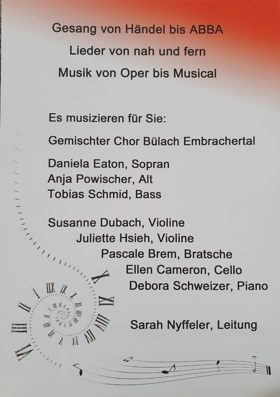 Bald ist es soweit: "Durch Raum und Zeit", ein Konzert mit Chor, Solisten und St