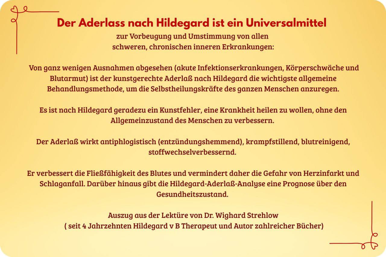 Aderlasstermine 🩸