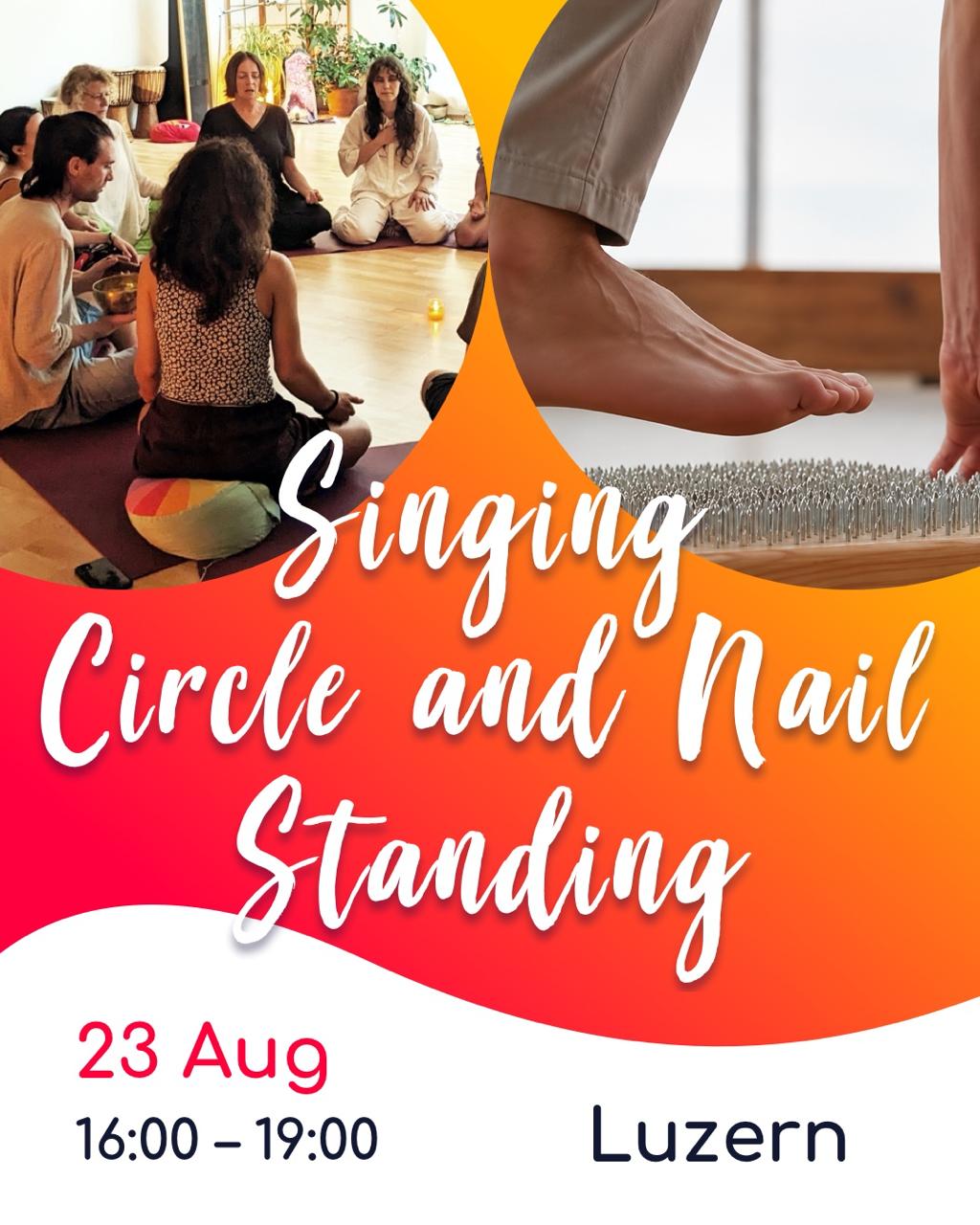 Singing Circle of Improv Soul and Nail Standing in Luzern