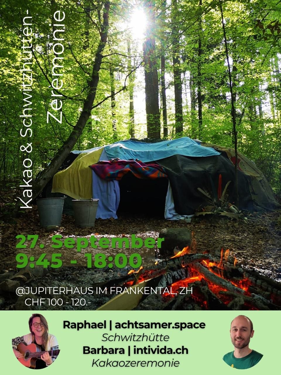 Magst du gerne Kakao & Schwitzhütte?