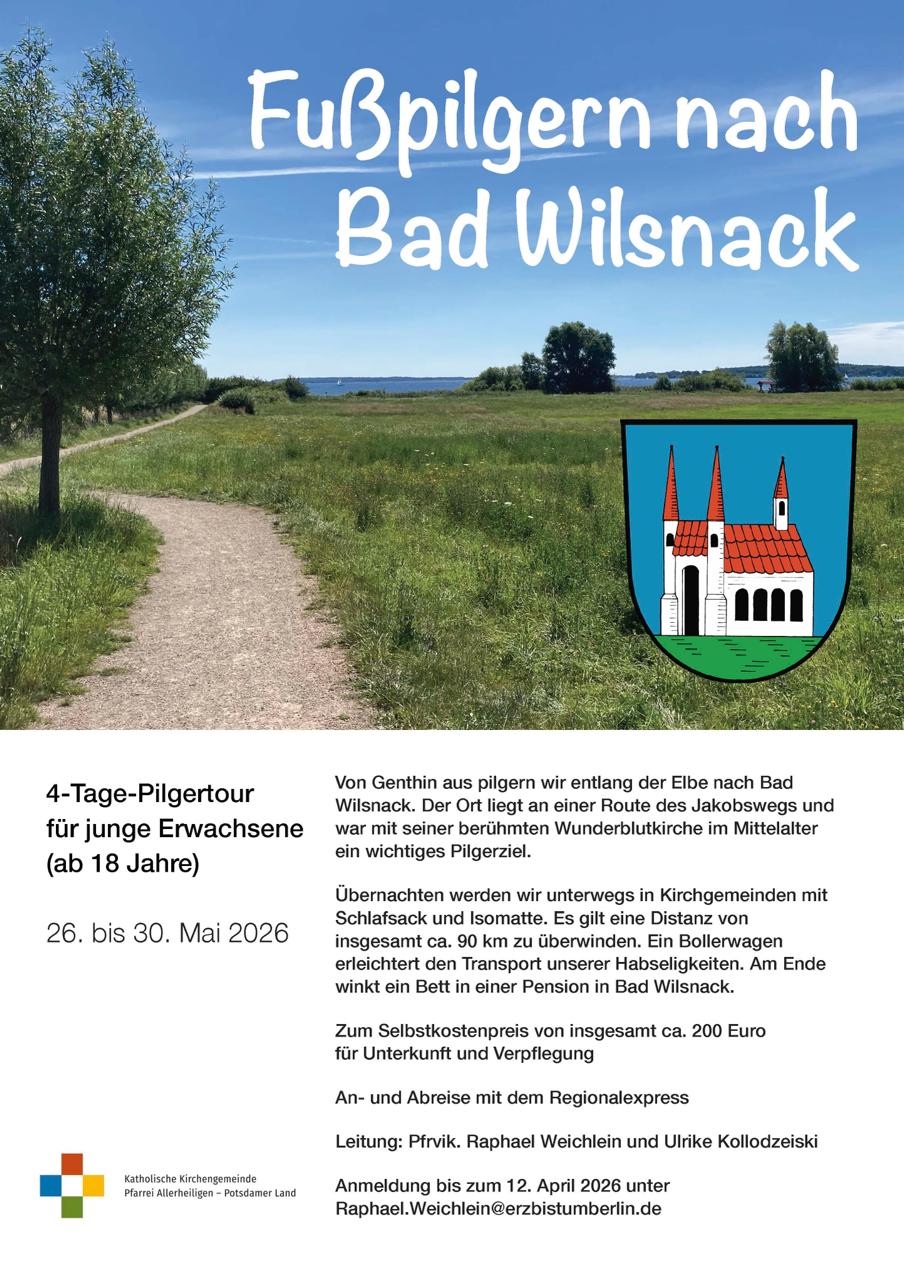 Fußpilgertour nach Bad Wilsnack 🥾🌳🧘