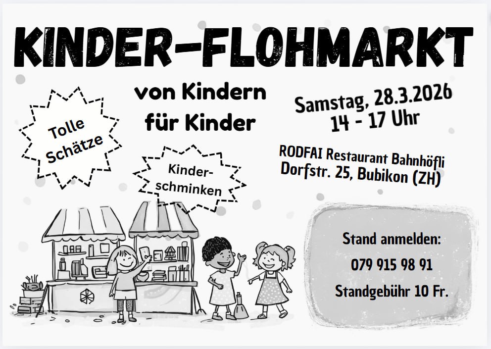 3. Kinder-Flohmarkt in Bubikon