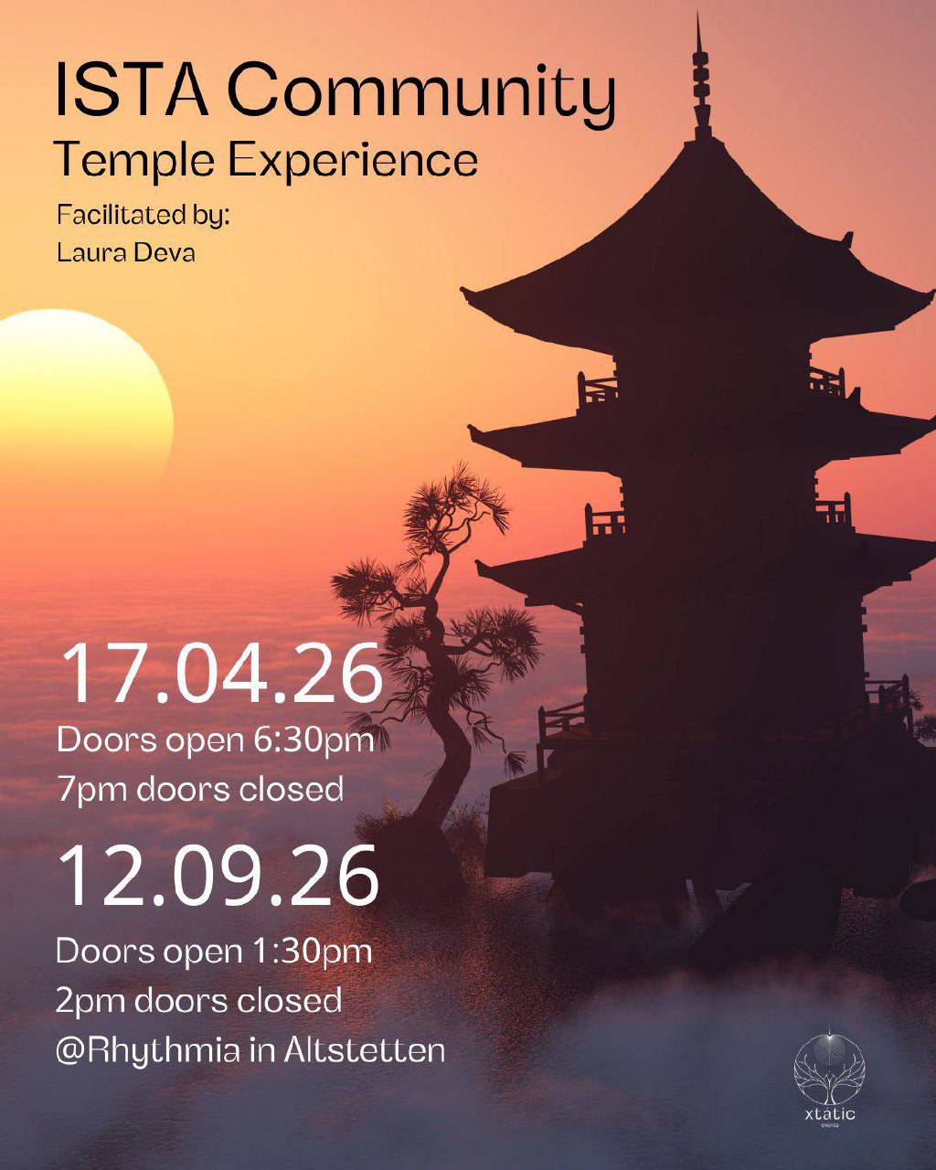 Dear tribe 💛 It’s happening again 🥰 Let’s celebrate life together on 17.04 🌷🔥