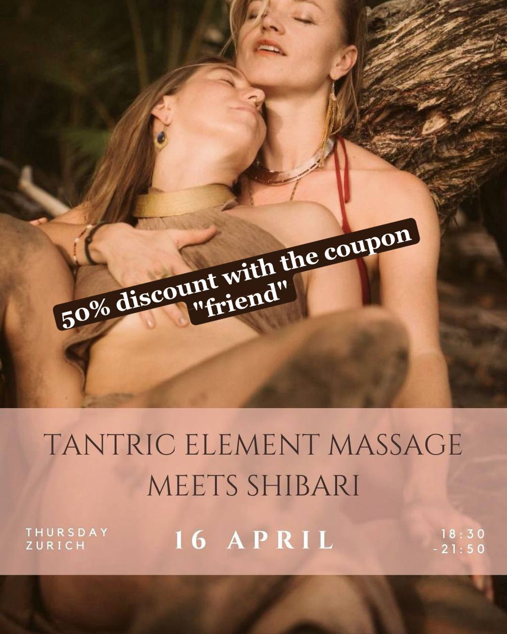 TANTRIC ELEMENT MASSAGE MEETS SHIBARI