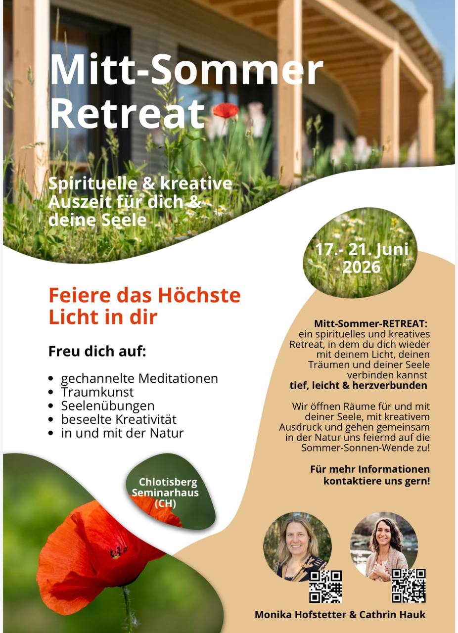 Wir laden von Herzen ein zu dieser spirituellen & kreativen Auszeit zur Sommerso