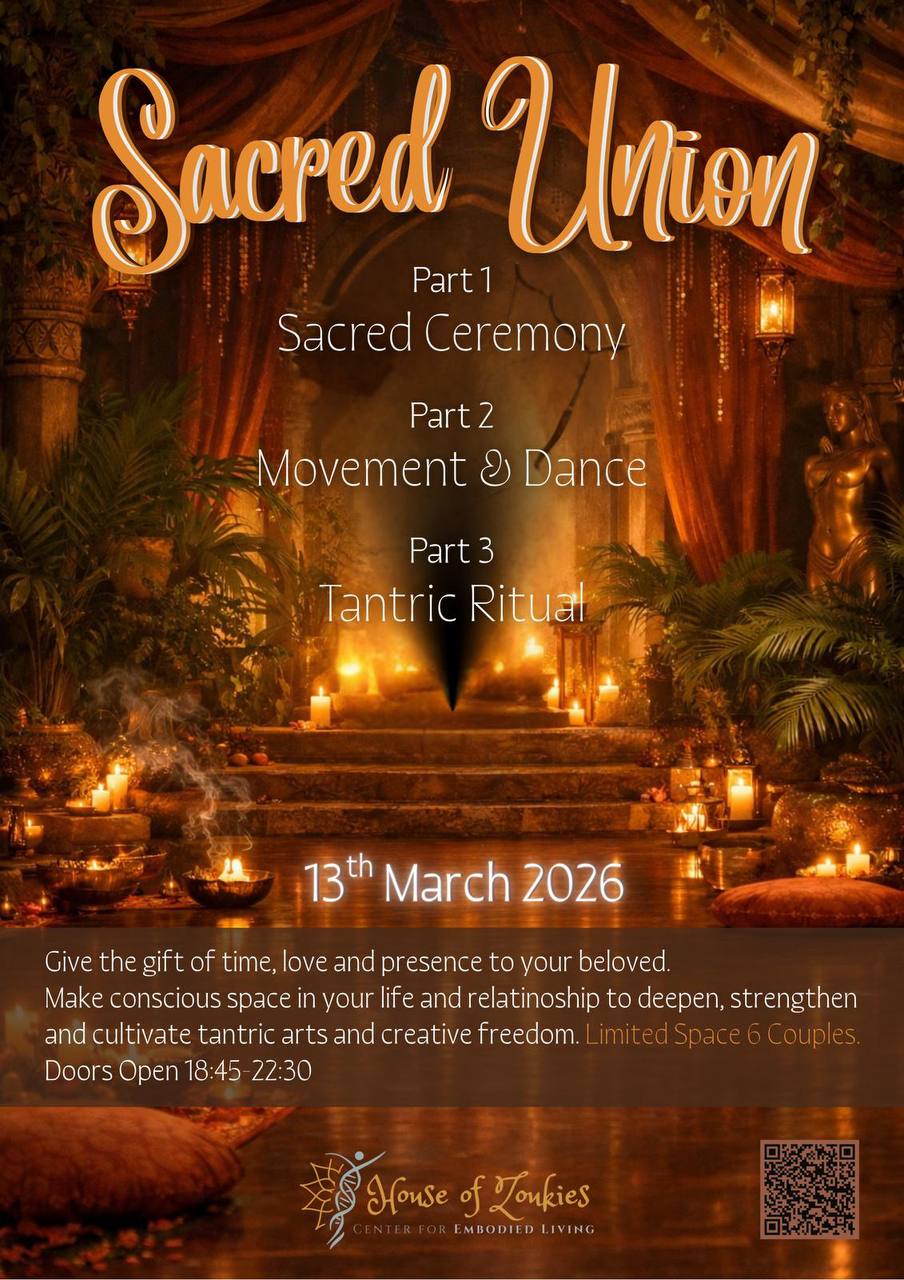 ONLY TWO COUPLE SPACES REMAIN FOR OUR TANTRIC COUPLES EVENING