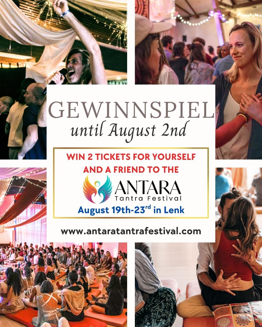 GEWINNSPIEL ANTARA TANTRA FESTIVAL