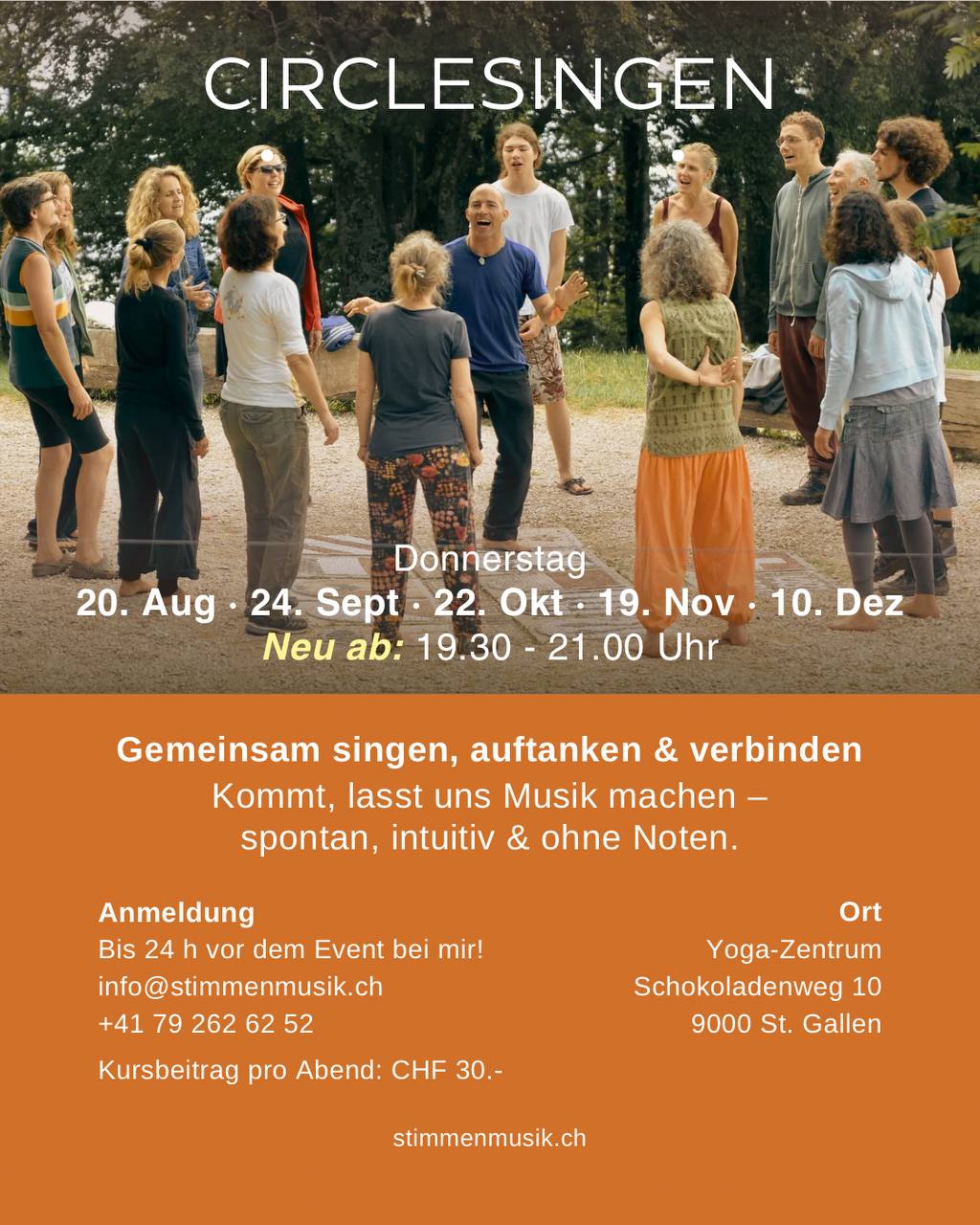 Lust, einfach mal wieder zu singen?