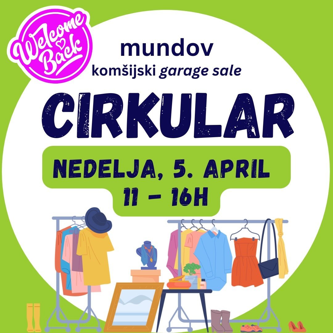 5 апреля MUNDO бар приглашает на гараж сейл Cirkular‼️🛍