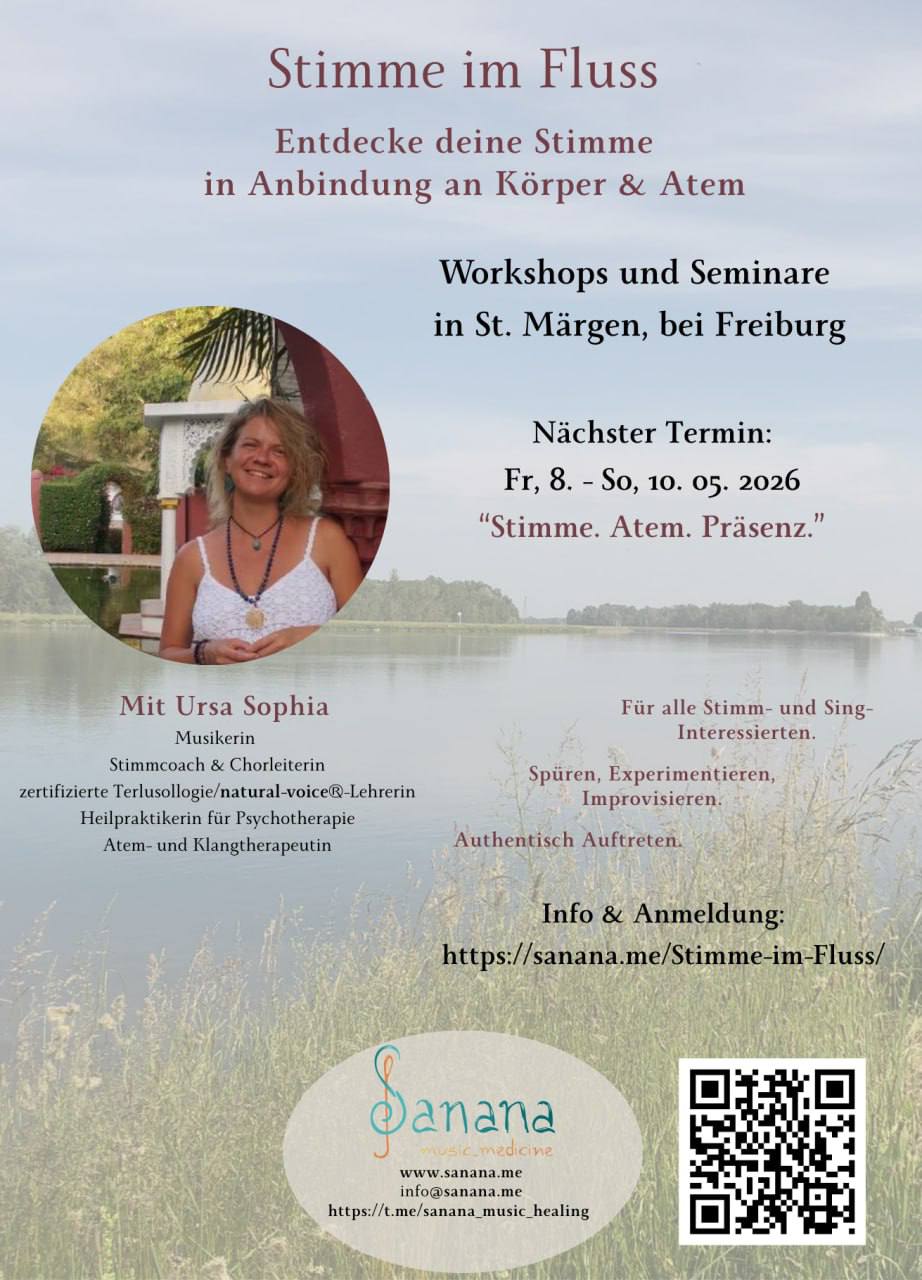 Herzliche Einladung zu einem besonderen Wochenende mit dir & deiner Stimme!