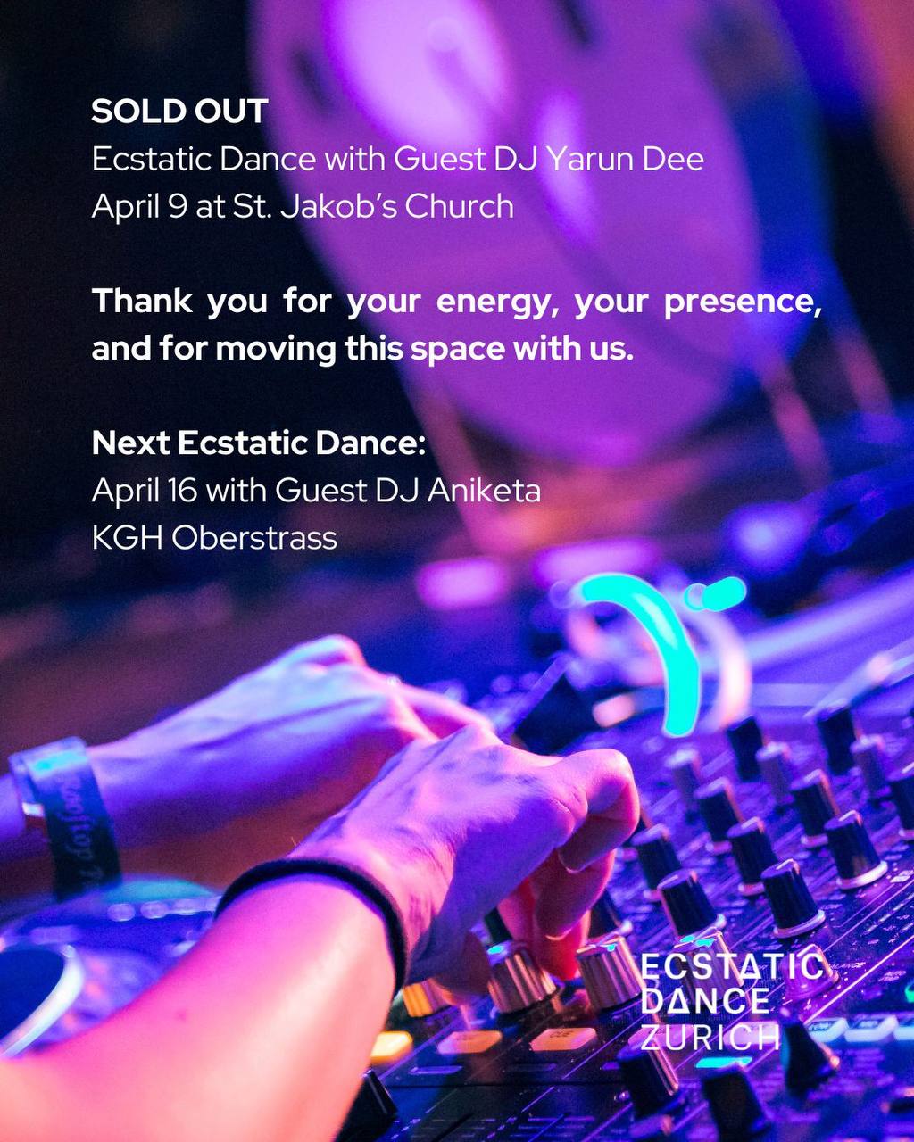 We’re sold out for April 9th! ✨