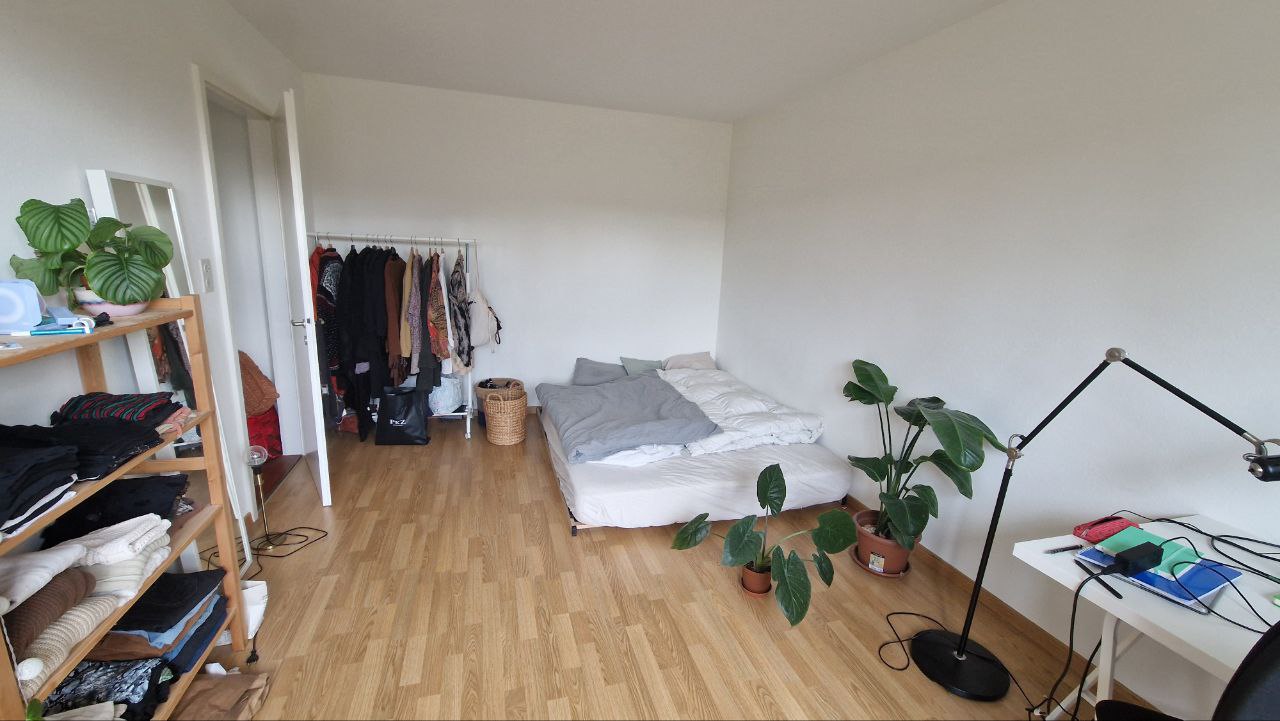 Dears, I am sublenting a room in my 2 room apartment from end of March until end