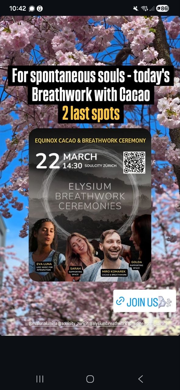 Today from 14.30 in Zürich