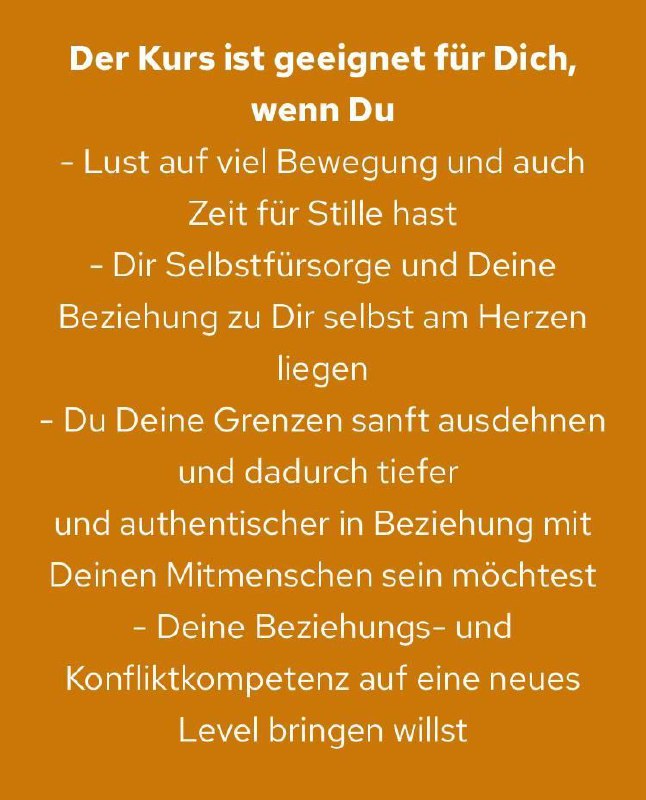 Geniesse mit uns vier Tage voller Leichtigkeit, Tiefe, Inspiration und Verbunden