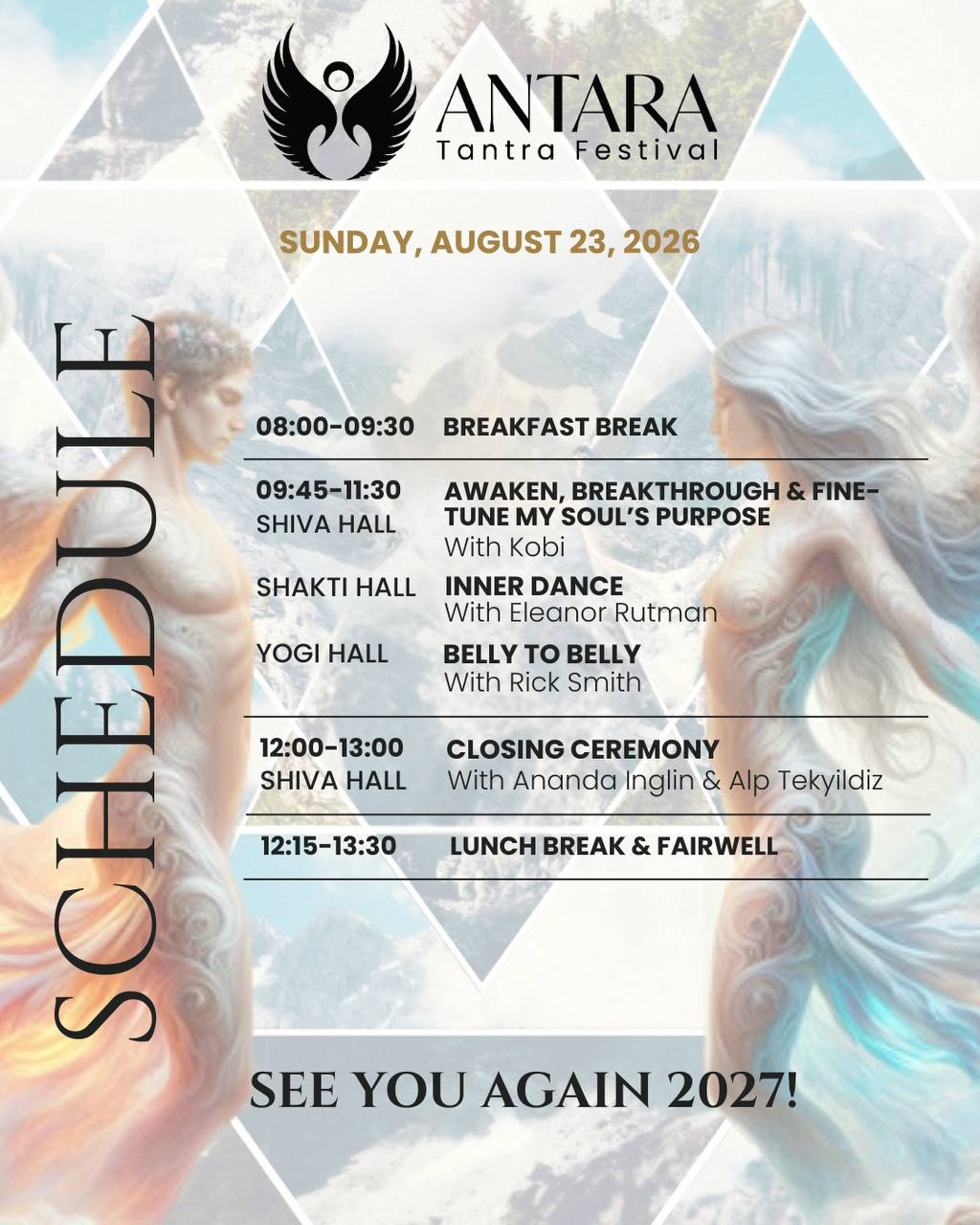 Look at this invredible schedule thats finally here!!!