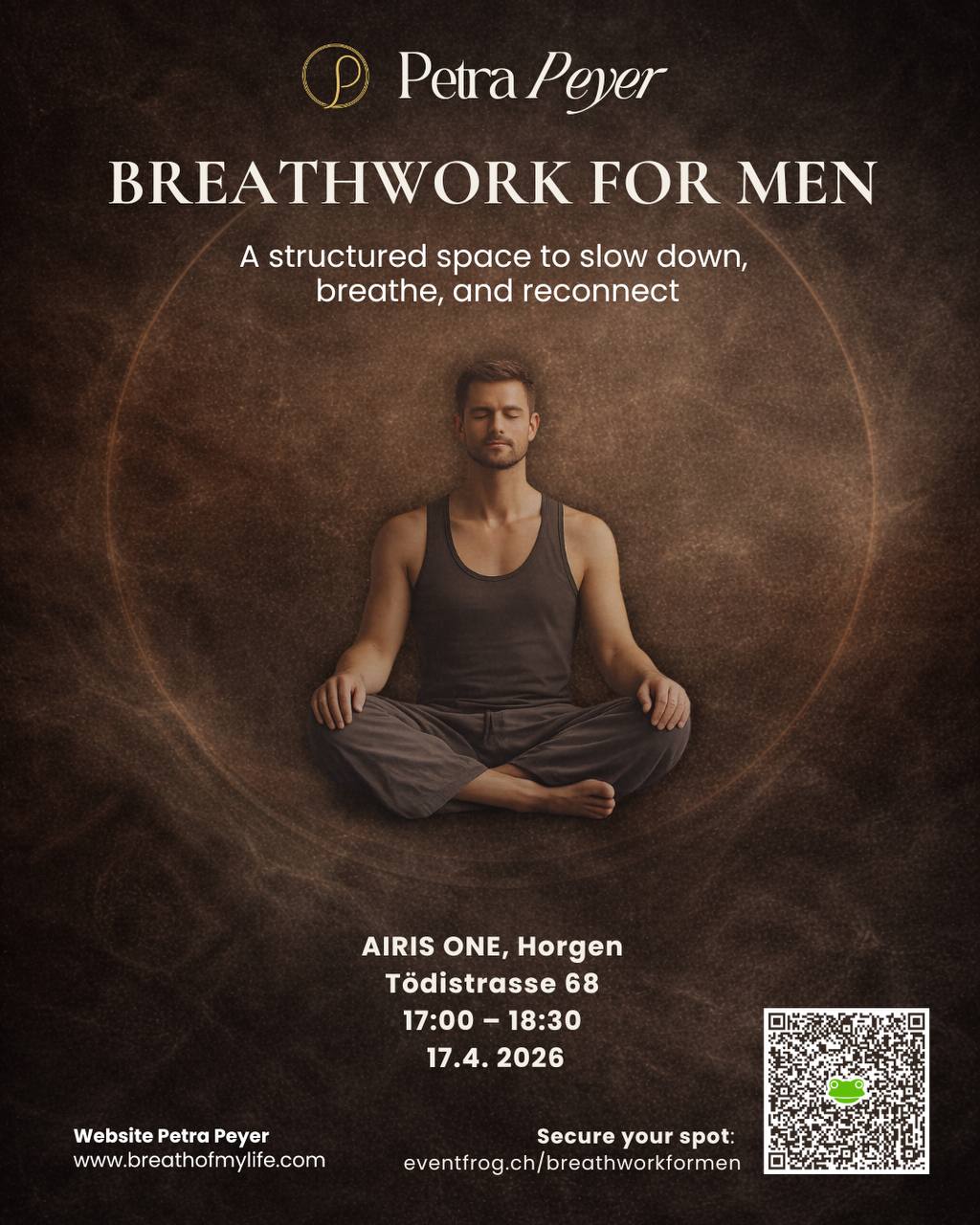 TONIGHT - BREATHWORK FOR MEN - Tonight few spots still open