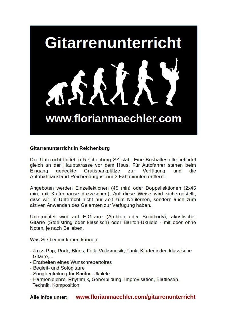 Gitarrenunterricht