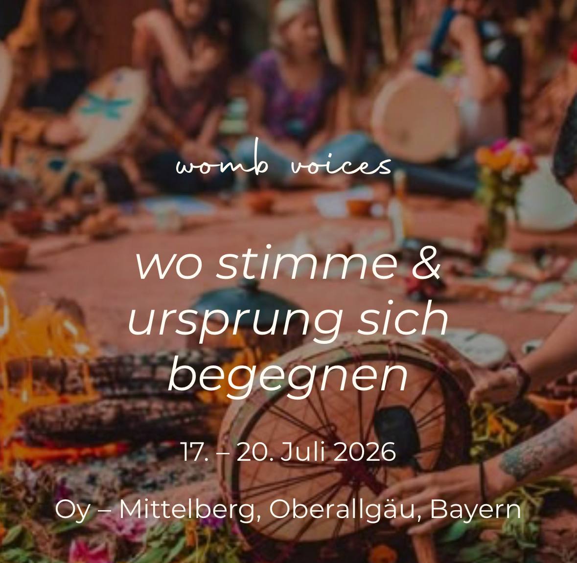 Ein Feld, in dem du nichts beweisen musst und alles da sein darf.