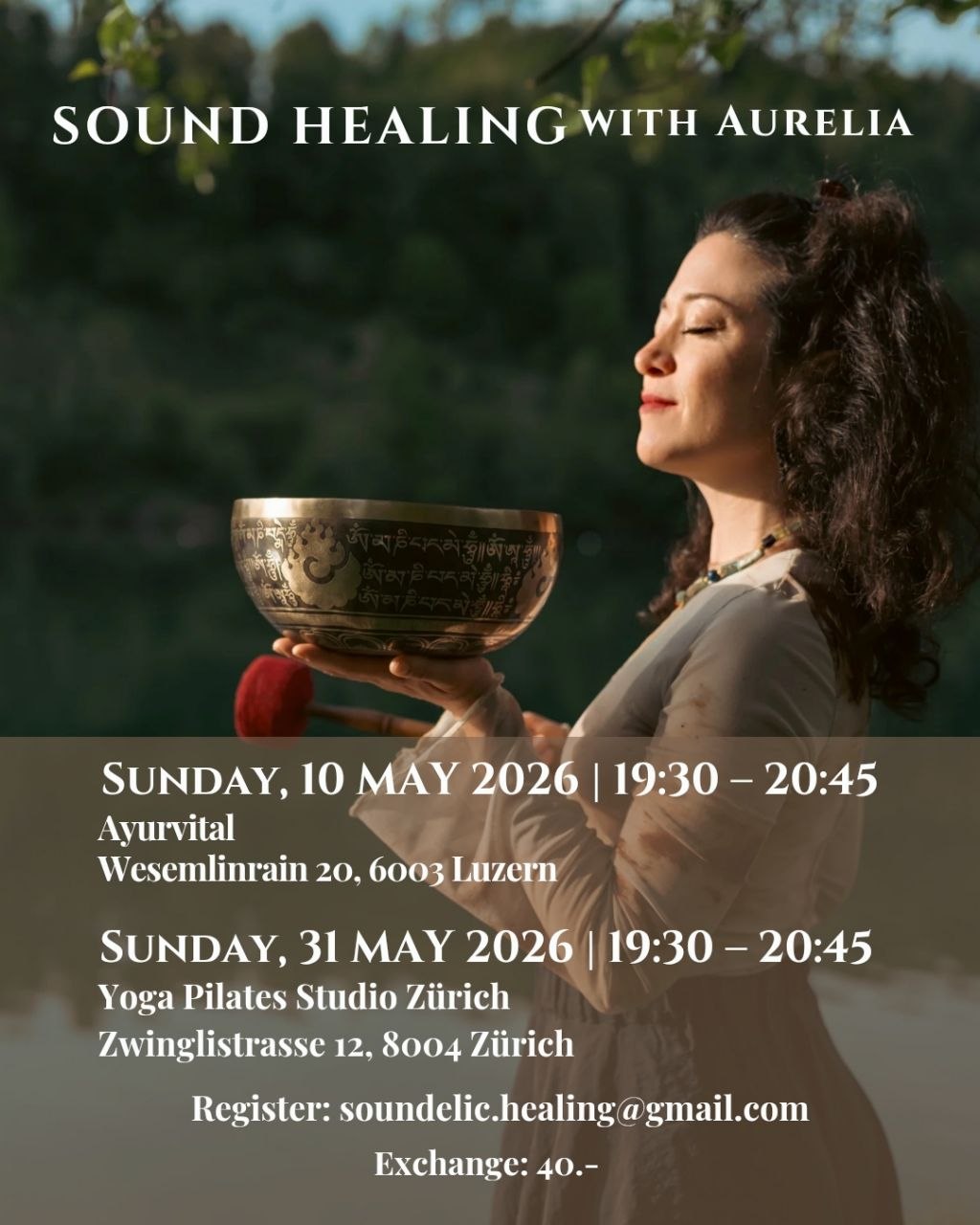 Good news for everyone who missed my first Sound Healing in Zurich. There’s a se