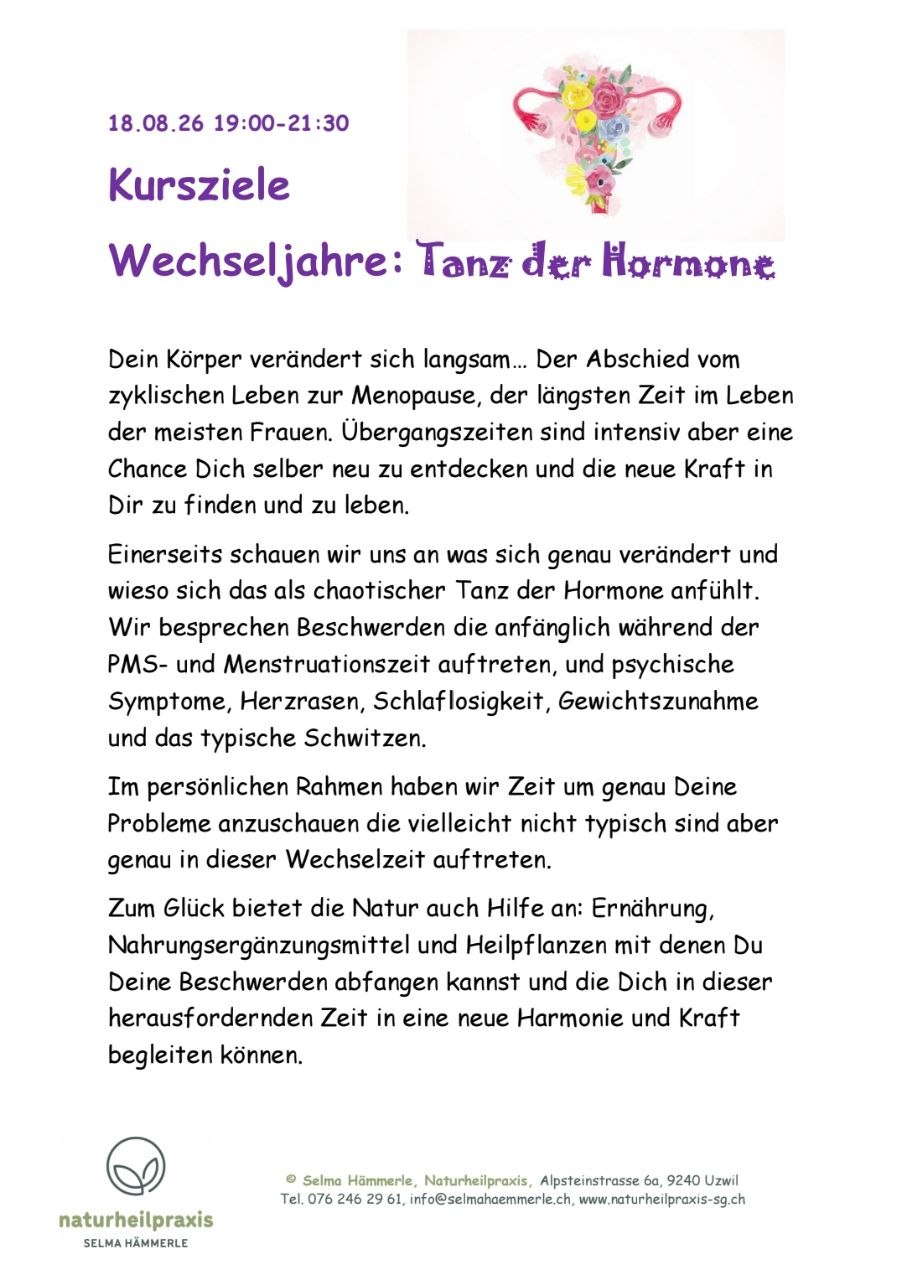 Es hat noch freie Plätze und ich würde mich sehr freuen Dich am Kurs in Uzwil be