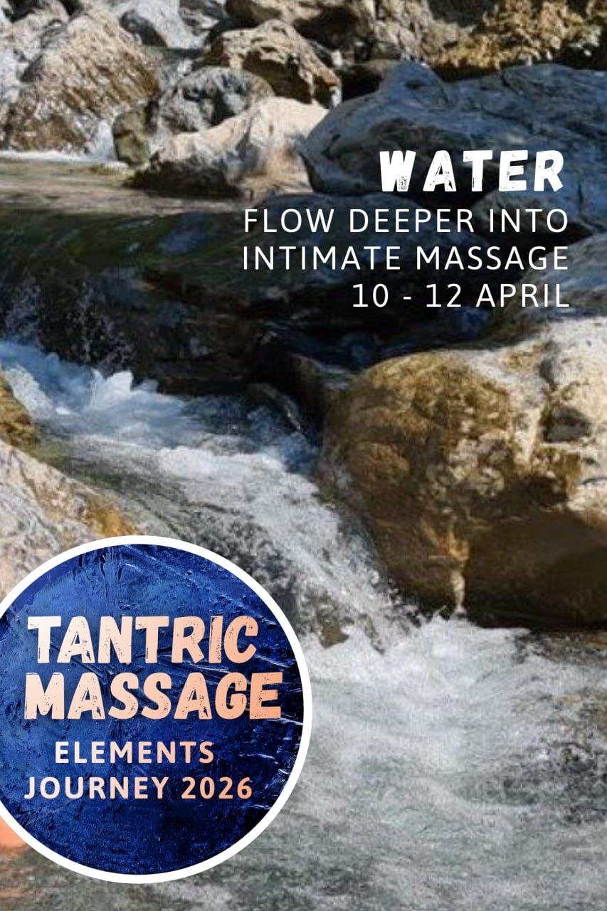Curious about the flow of intimate massage? Join the workshop next weekend: