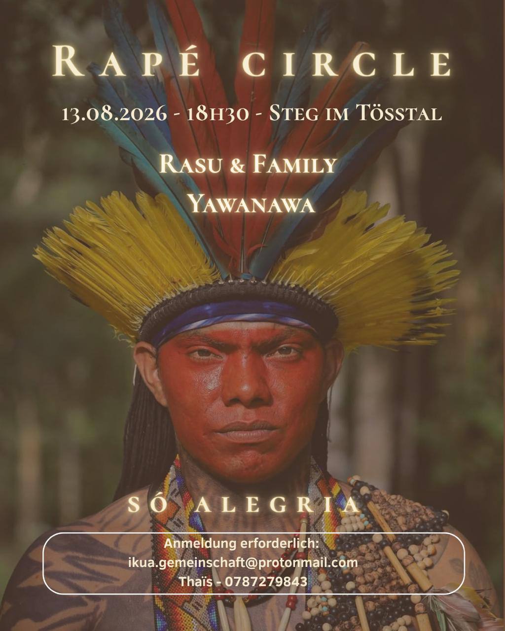 With great joy and an open heart, we warmly invite you to join us for a special 