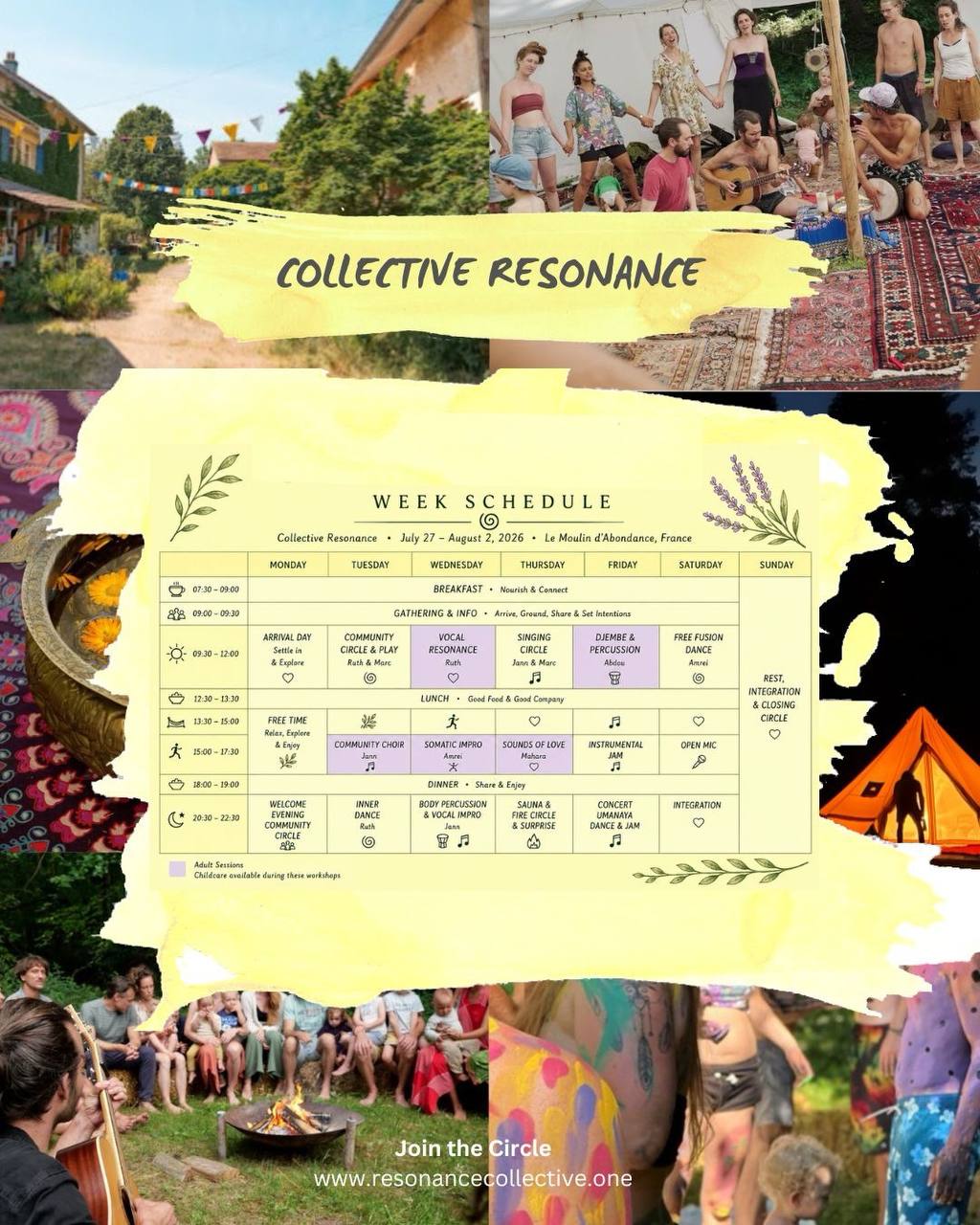 Wer möchte unser Collective Resonance Team noch als Helfer*in unterstützen?