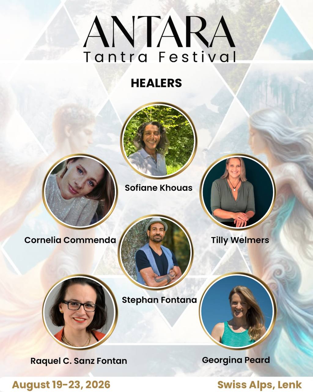 At the Antara Tantra Festival, we are honoured to welcome a beautiful team of he