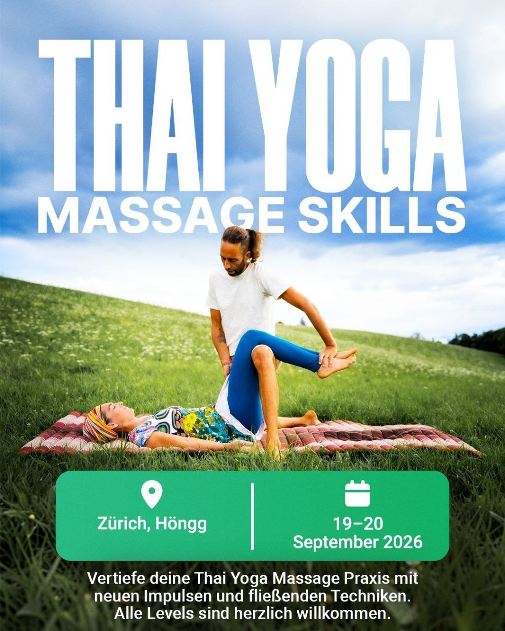 Thai Yoga Massage Skills – 2-Tages-Kurs