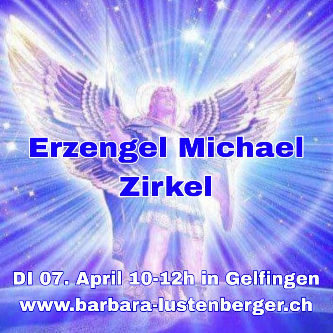 Morn🪽💙✨ Alle Infos: https://barbara-lustenberger.ch/events/erzengel-michael-zirk