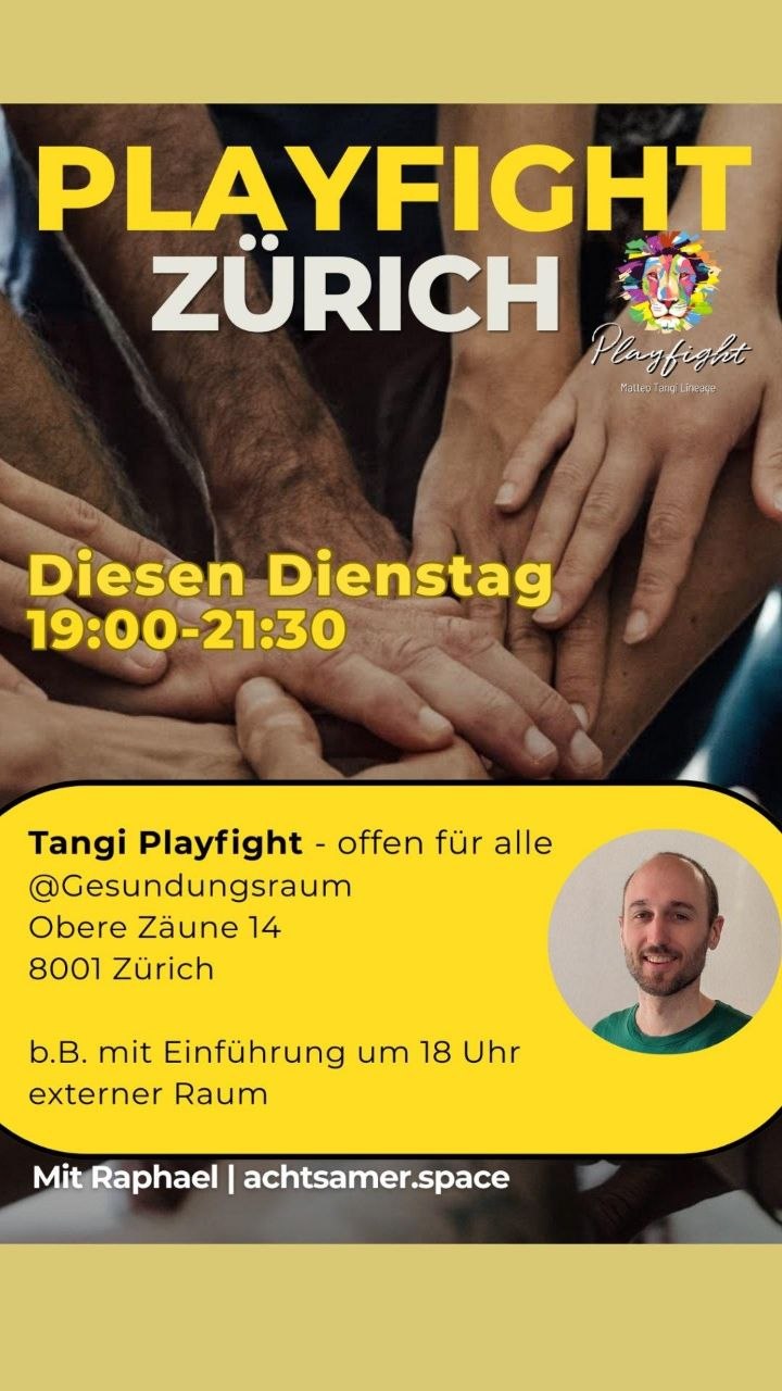 Diesen Dienstag im Gesundungsraum ZH
