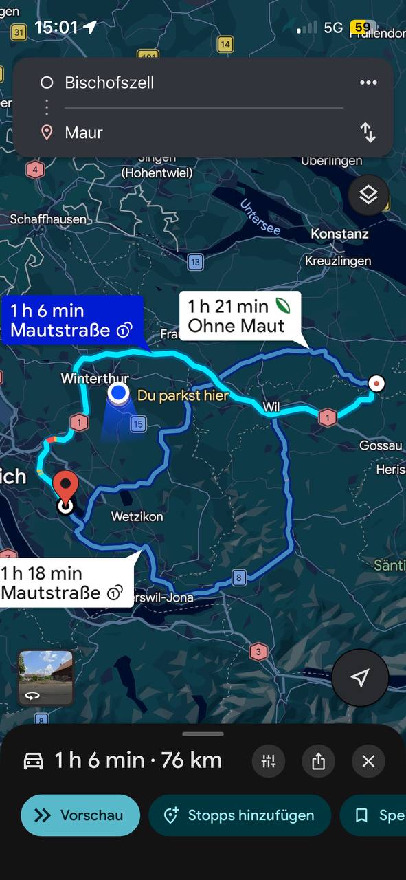 Ich biete Mitfahrgelegenheiten an, da ich mit dem Auto anreise: