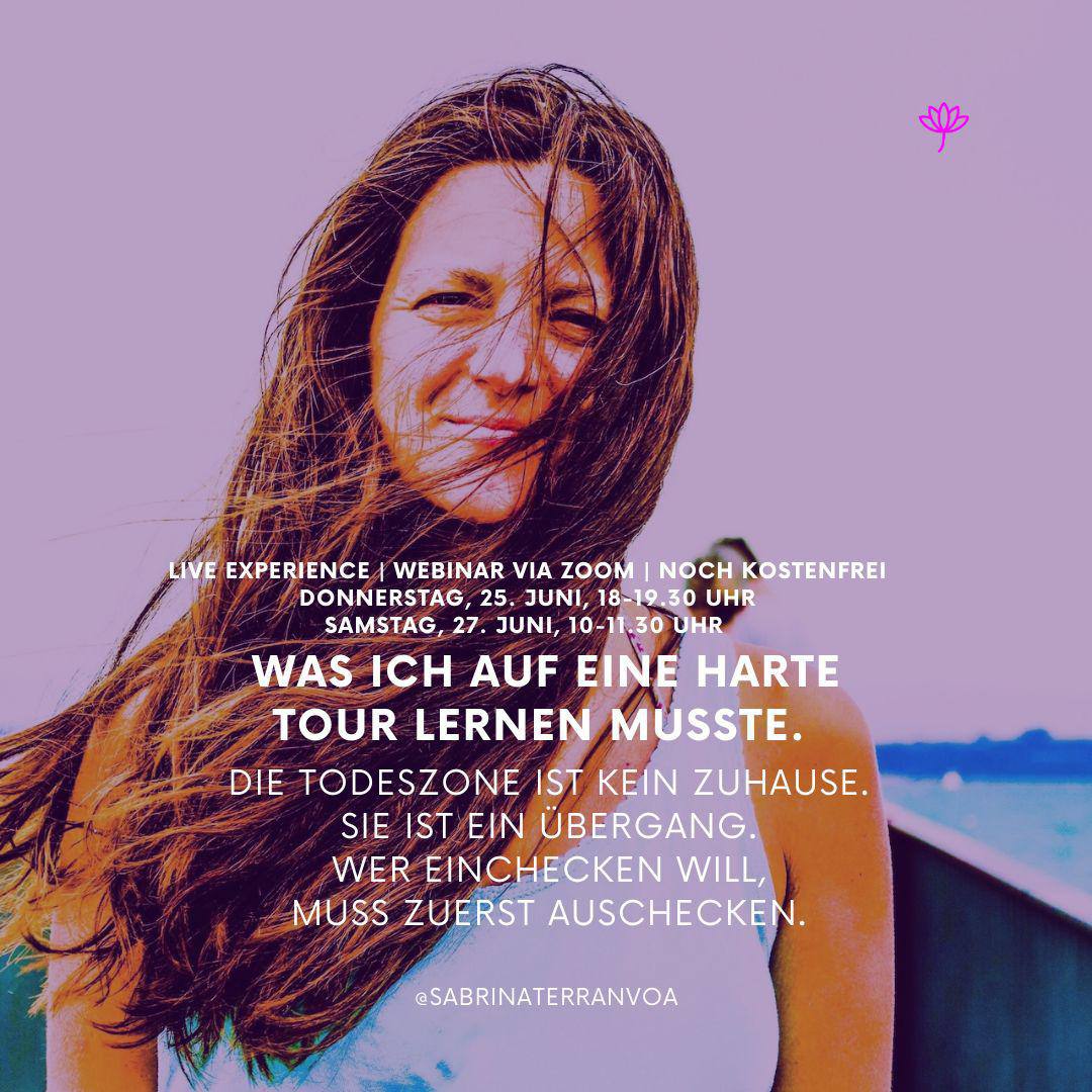 Etwas, das ich auf die harte Tour lernen musste: