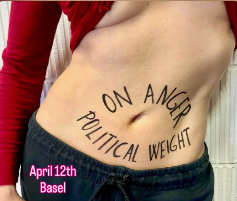 ON ANGER & POLITICAL WEIGHT - a somatic workshop on expression, care, and collec