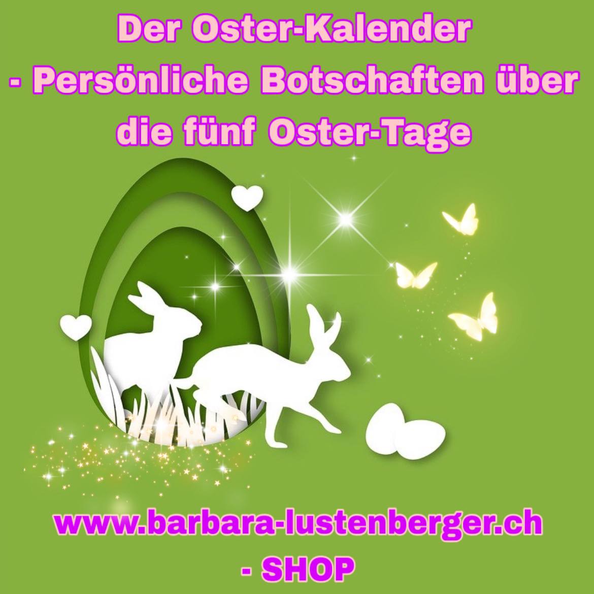 Empfange jeden Morgen eine persönliche Botschaft à 10-15min zu. Dabei kann es se