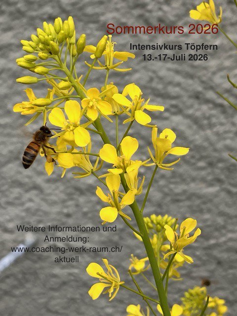 Das Morgenritual für eine Woche in die Tonwerkstatt verlegen…