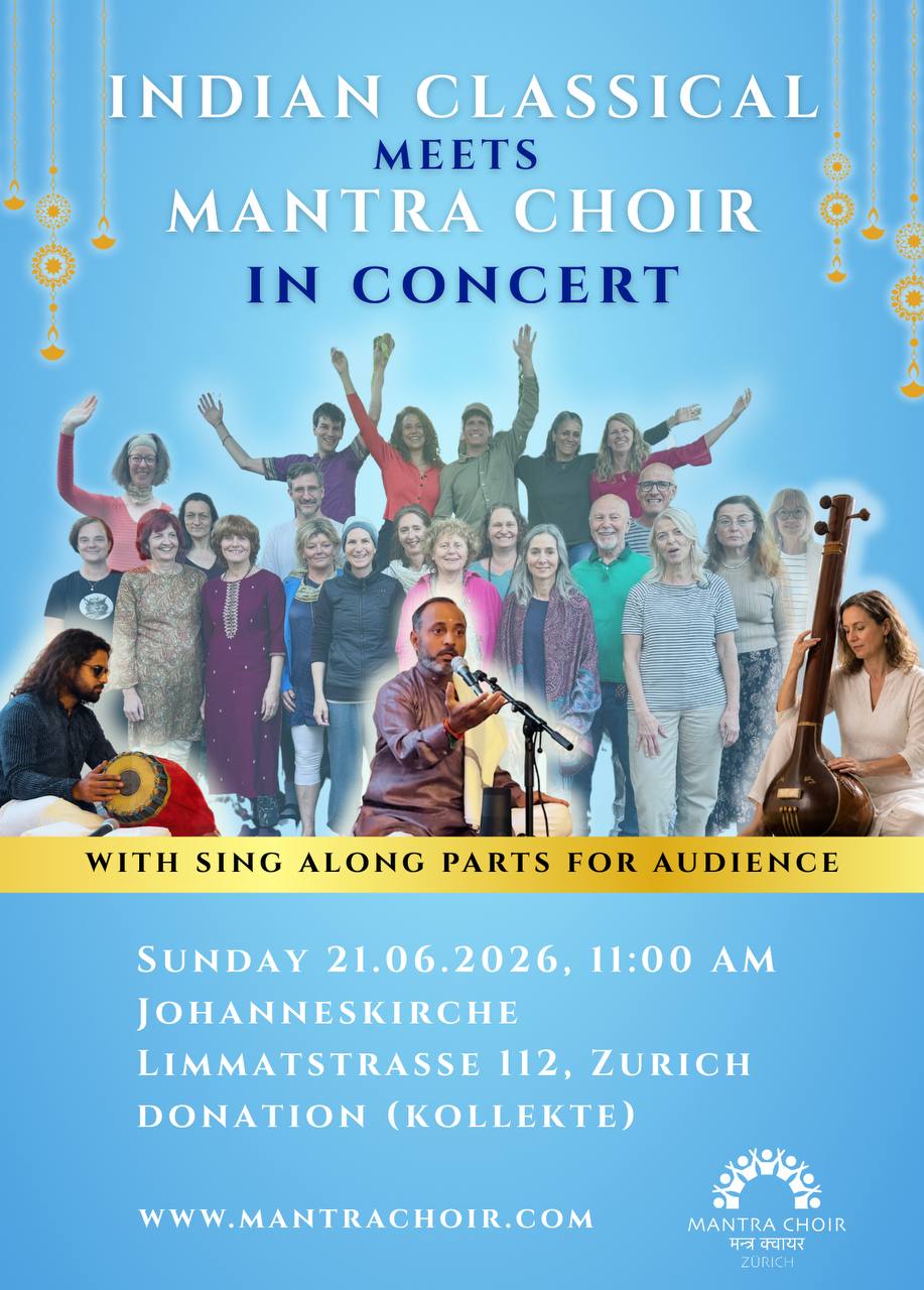 Indian classical meets Mantrachoir in concert“