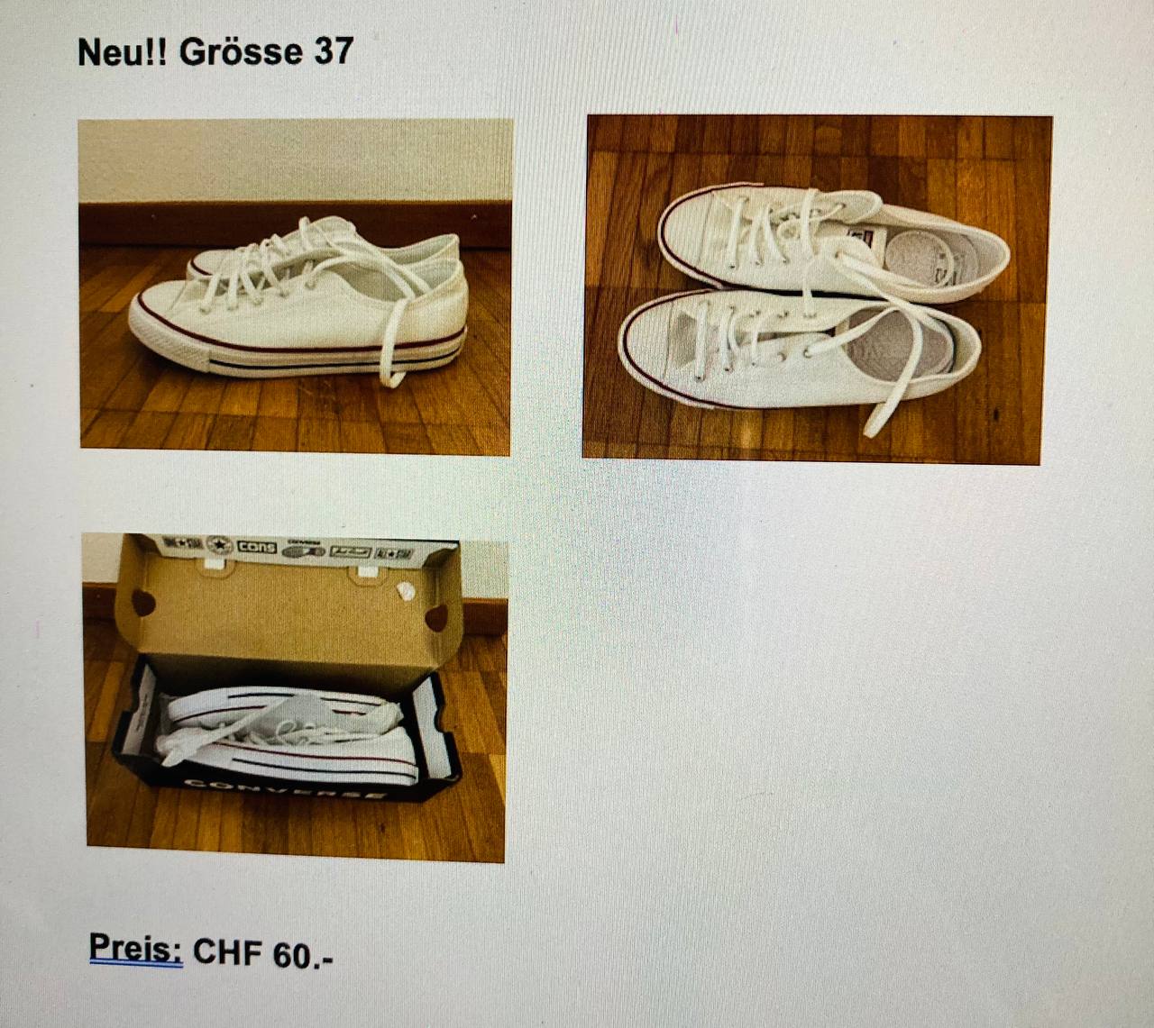 zu verkaufen… abholung in affoltern am albis