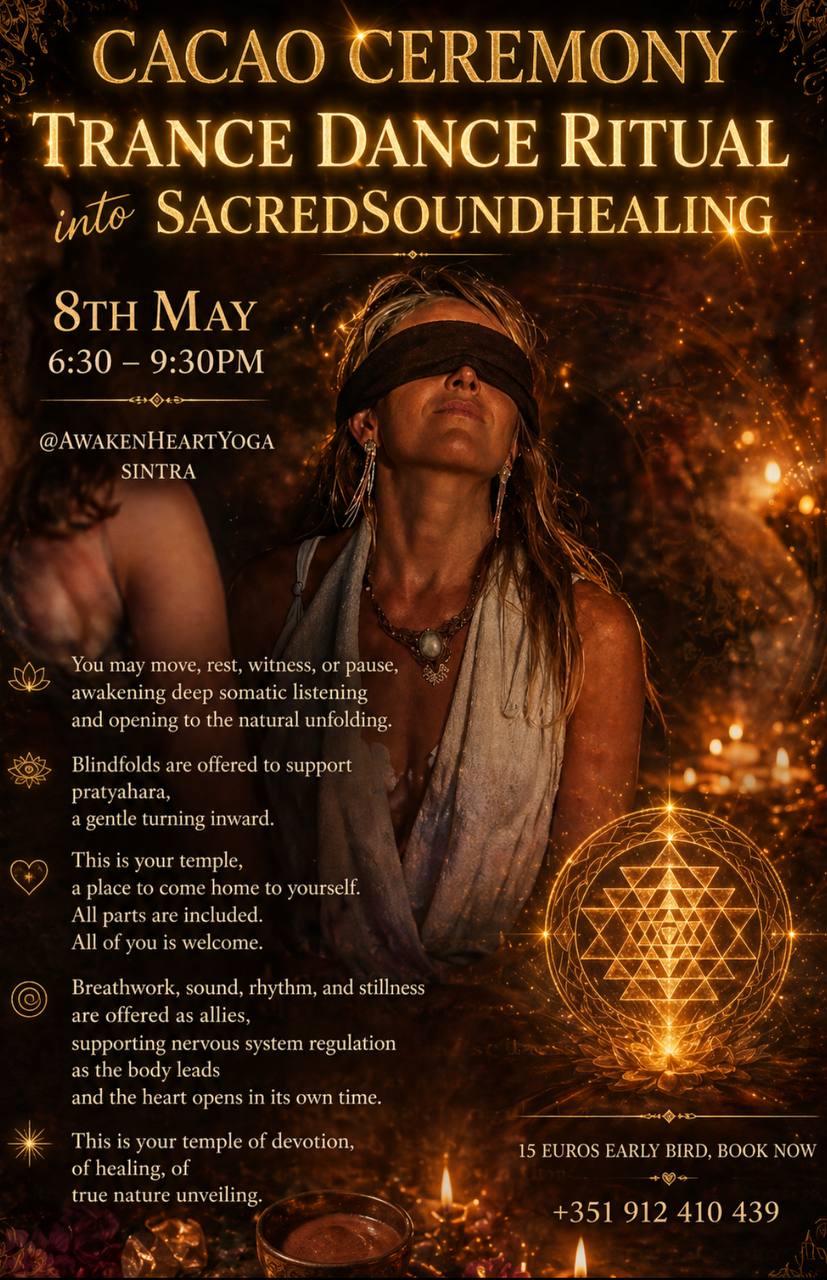 Your invited to join the Temple ritual trance dance ( blindfolded ) into sacred 
