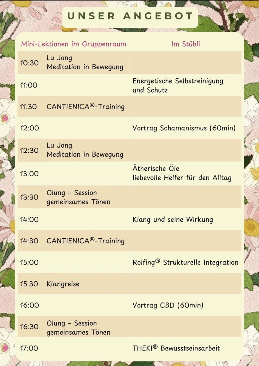 Chömmed choschtelos go schnuppere...